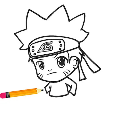 Tutorial: como desenhar o Naruto passo a passo